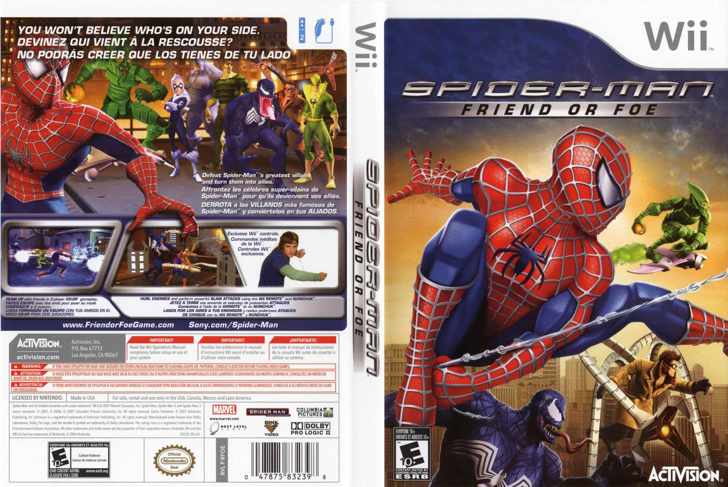Spider-Man Friend or Foe Cover Art - WOI Solutions