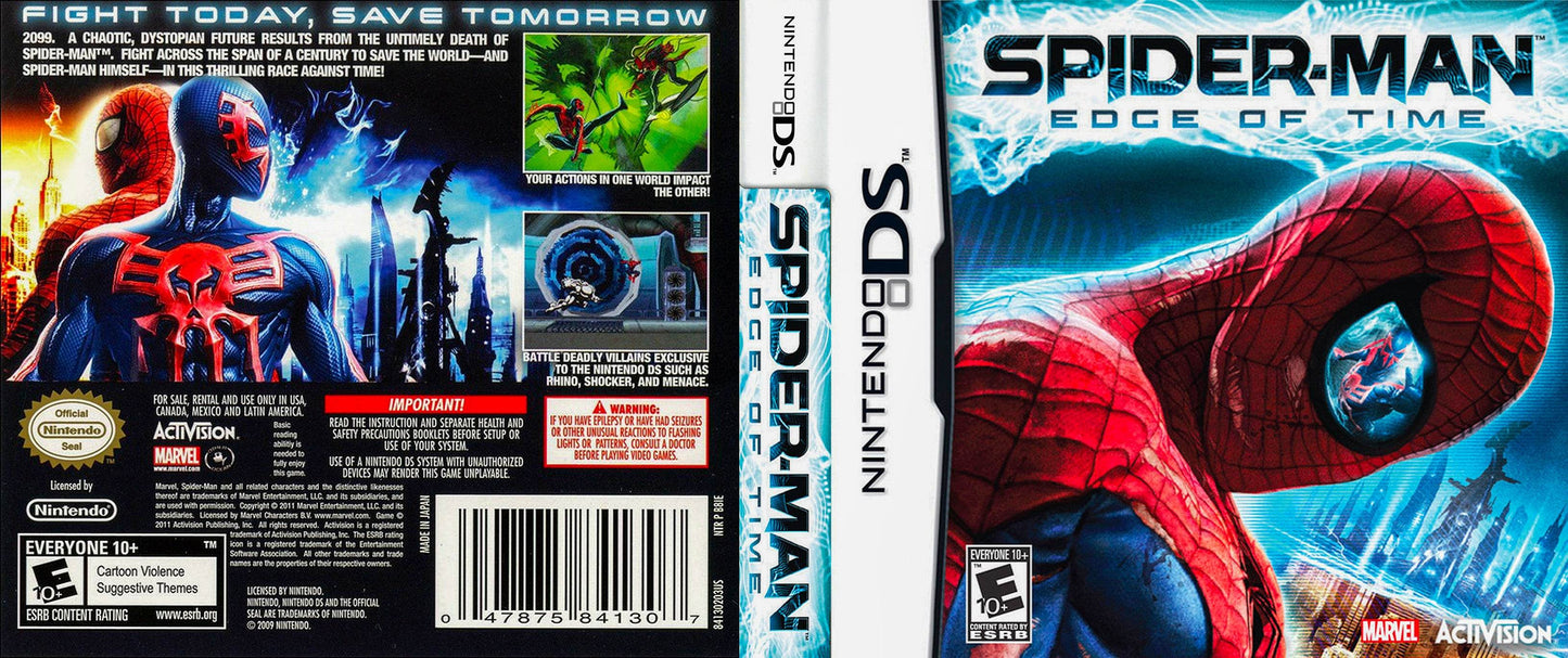 Spider-Man: Edge of Time Cover Art - WOI Solutions