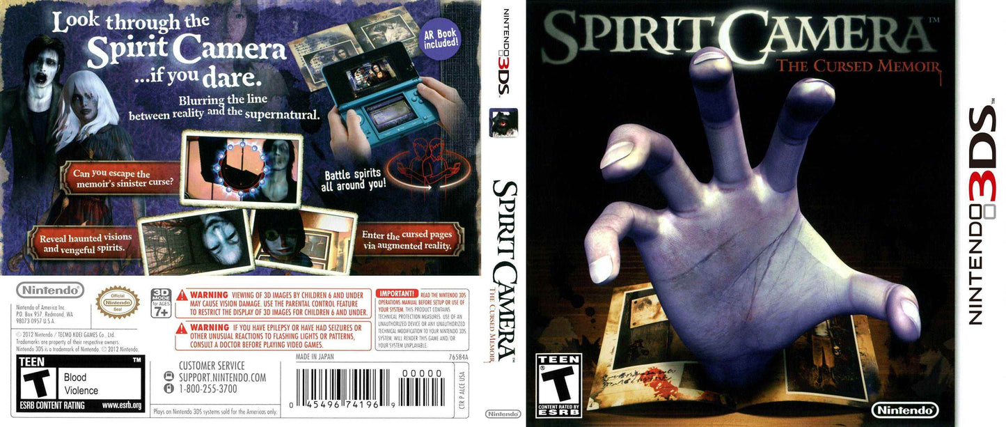Spirit Camera The Cursed Memoir Cover Art - WOI Solutions