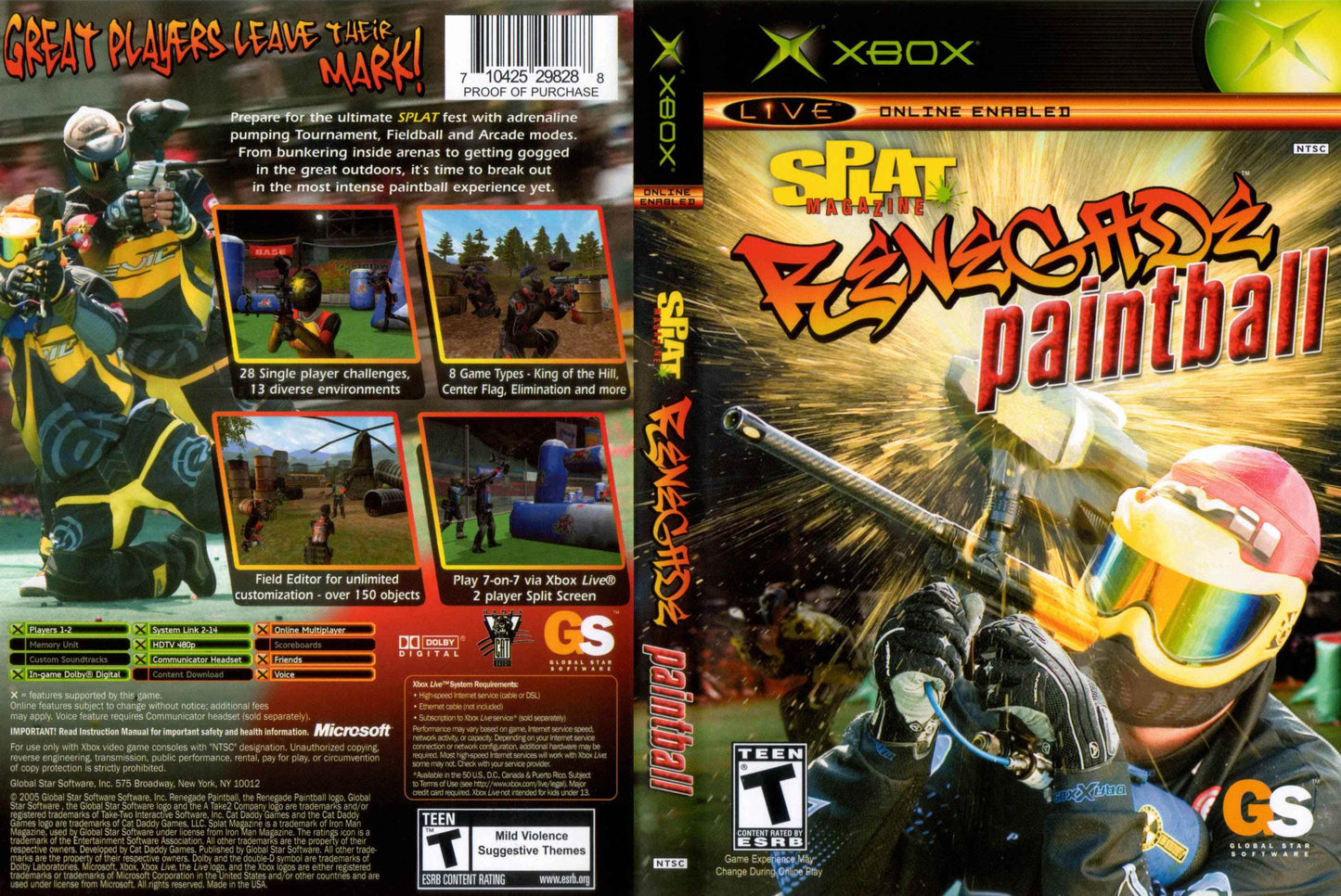 Splat Renegade Paintball Cover Art - WOI Solutions