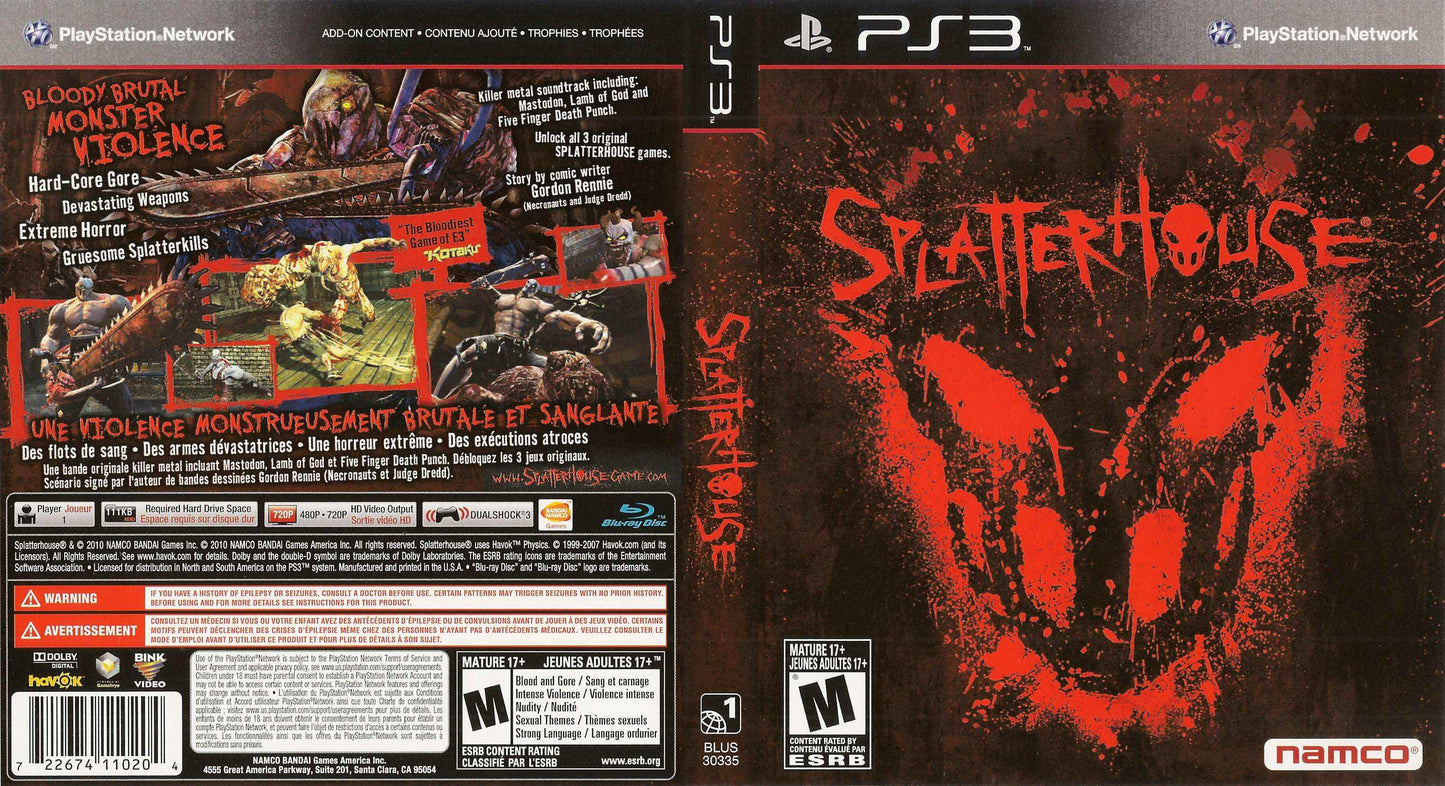 Splatterhouse Cover Art - WOI Solutions