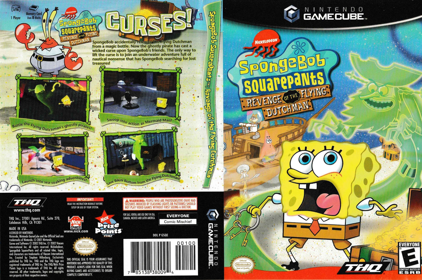 SpongeBob SquarePants Revenge of the Flying Dutchman Cover Art - WOI Solutions