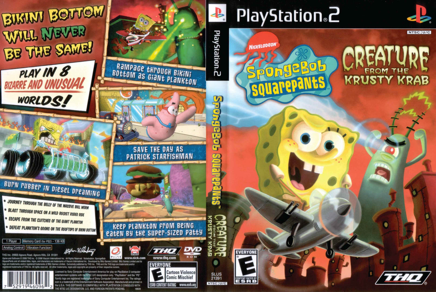 SpongeBob Squarepants Creature from the Krusty Krab Cover Art - WOI Solutions