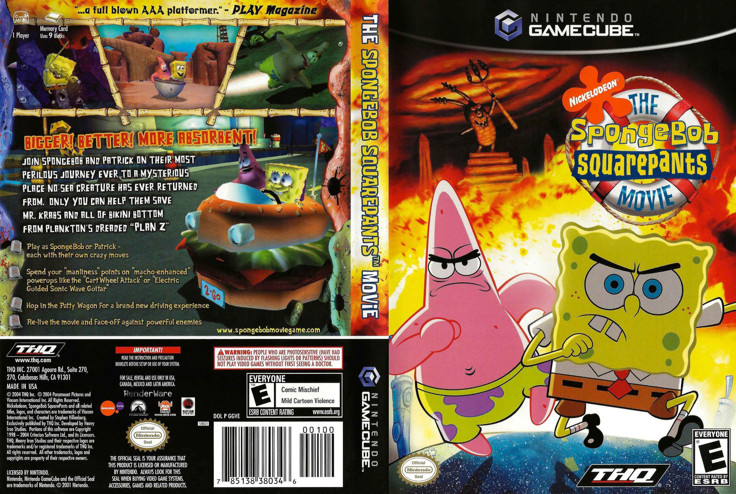 SpongeBob Squarepants Movie, The Cover Art - WOI Solutions