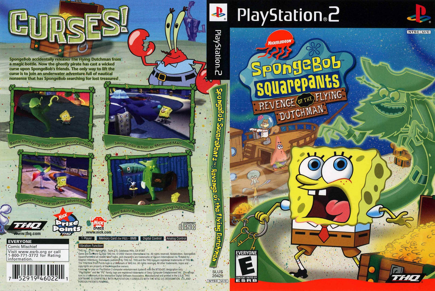 SpongeBob Squarepants Revenge Of The Flying Dutchman Cover Art - WOI Solutions