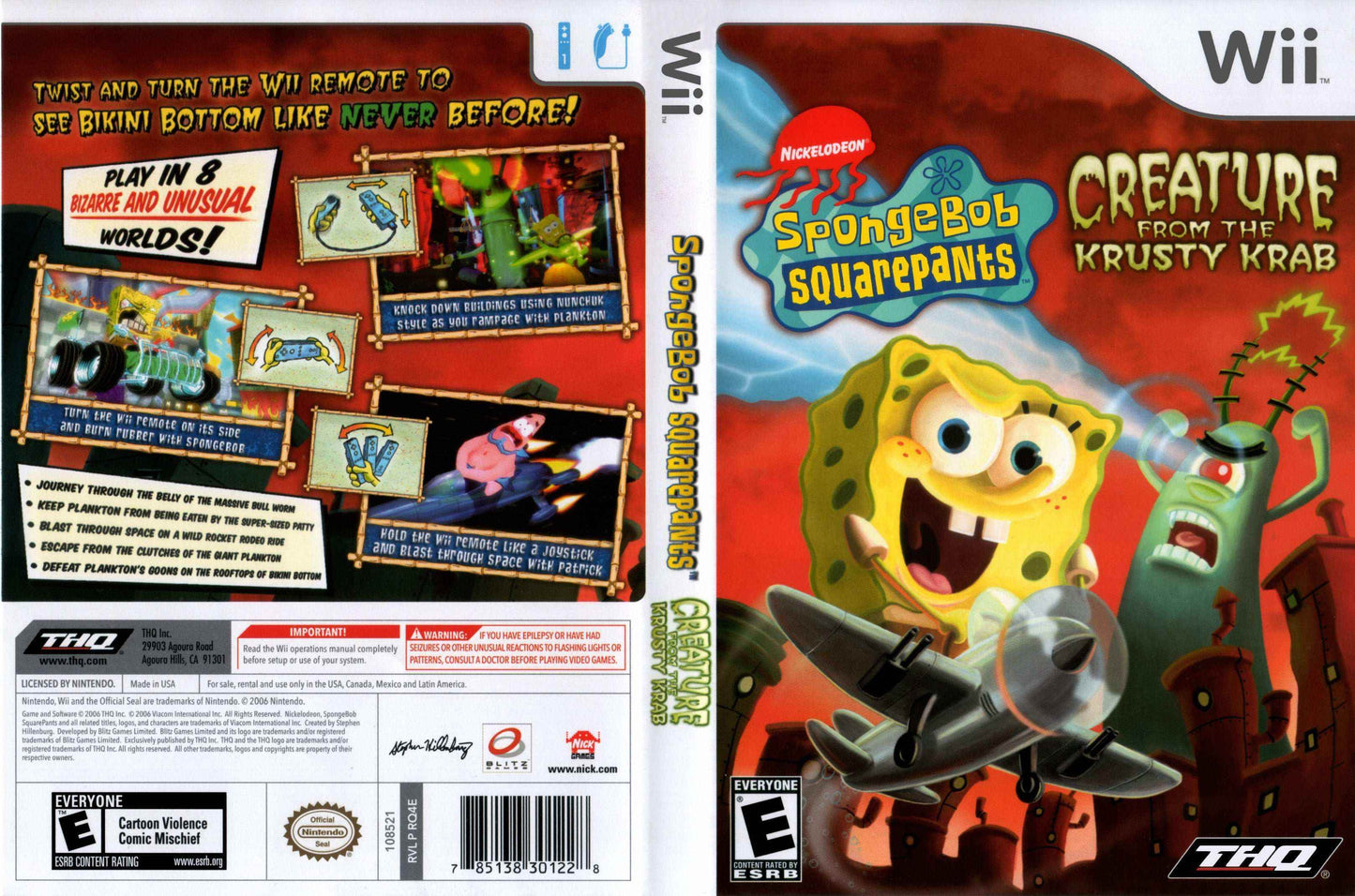 Spongebob Squarepants Creature From The Krusty Krab Cover Art - WOI Solutions