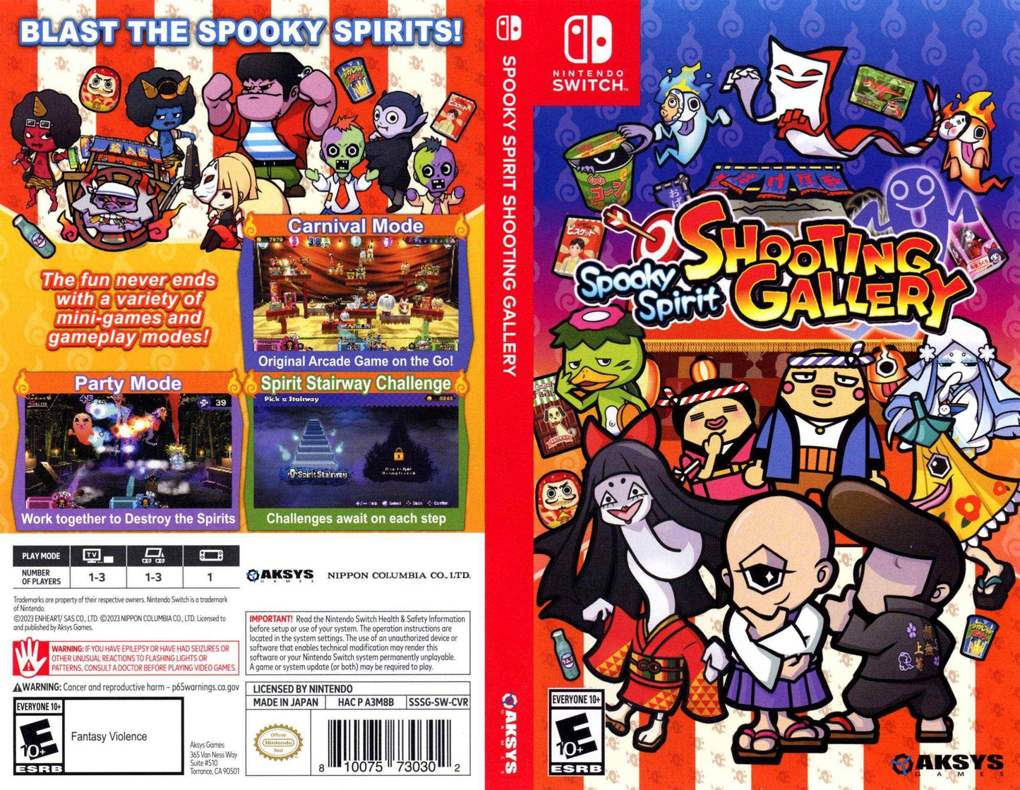 Spooky Spirit Shooting Gallery Cover Art - WOI Solutions