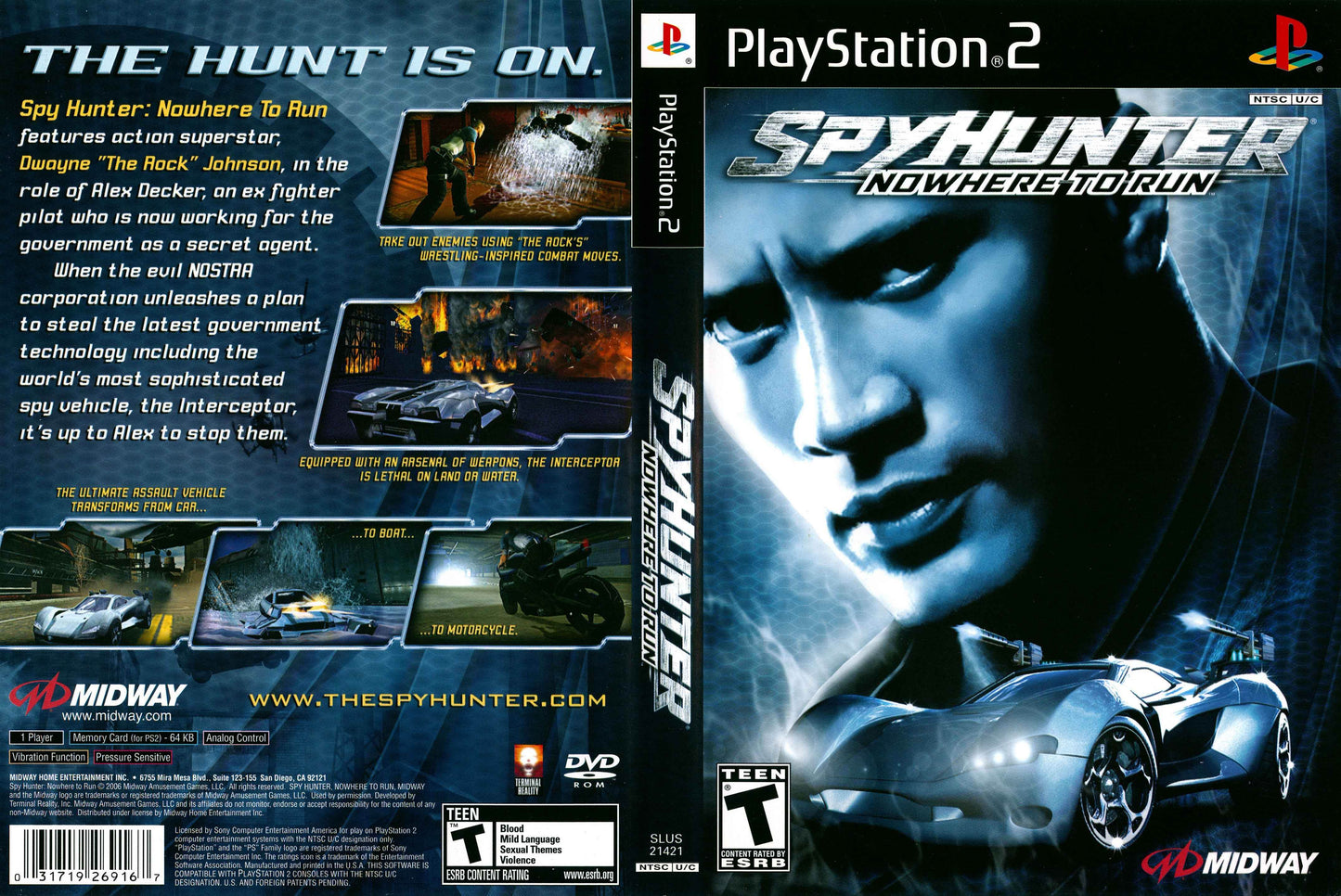 SpyHunter Nowhere to Run Cover Art - WOI Solutions