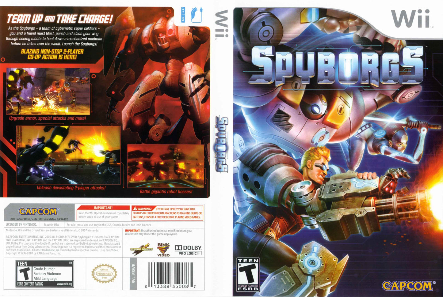 Spyborgs Cover Art - WOI Solutions