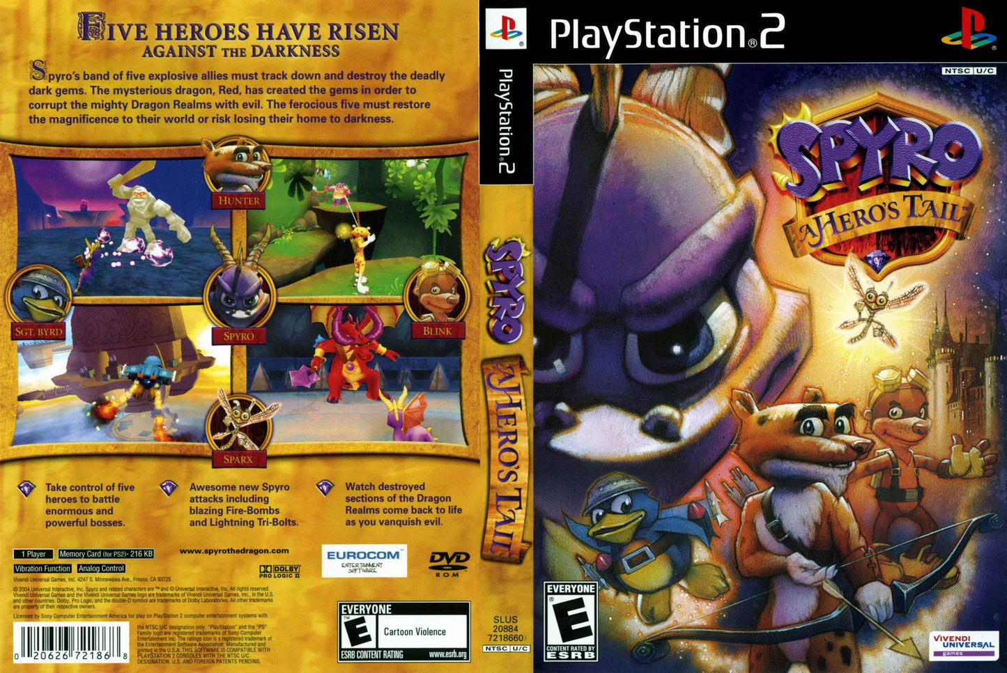 Spyro A Hero's Tail Cover Art - WOI Solutions
