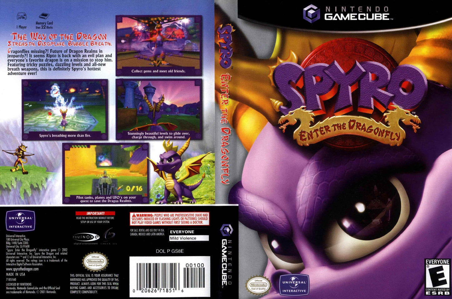 Spyro Enter The Dragonfly Cover Art - WOI Solutions