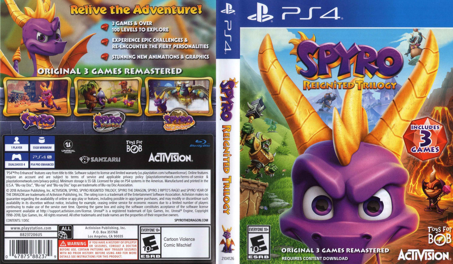 Spyro Reignited Trilogy Cover Art - WOI Solutions