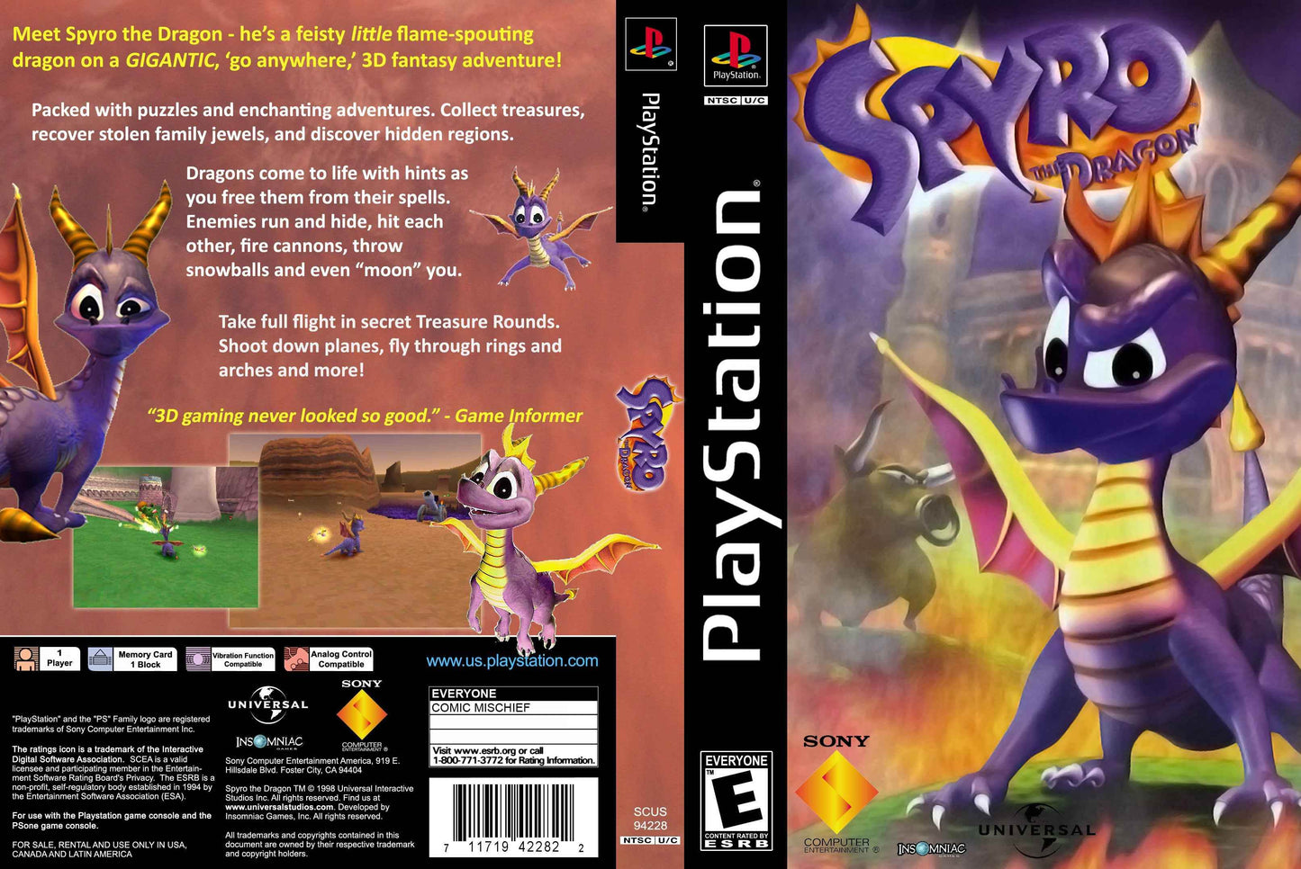Spyro The Dragon Cover Art - WOI Solutions