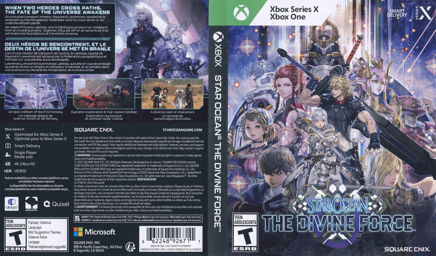 Star Ocean the Divine Force Cover Art - WOI Solutions