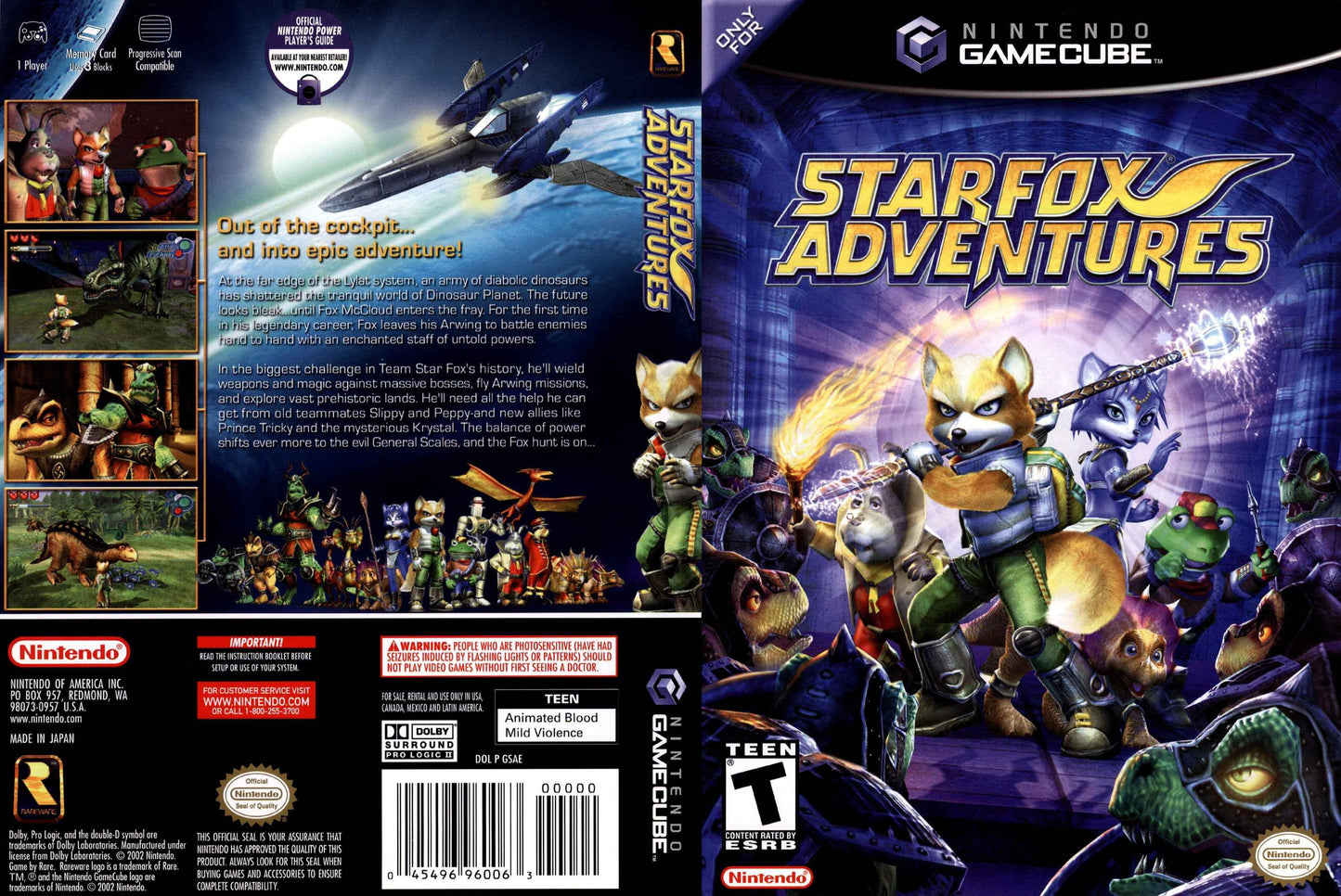 Star Fox Adventures Cover Art - WOI Solutions