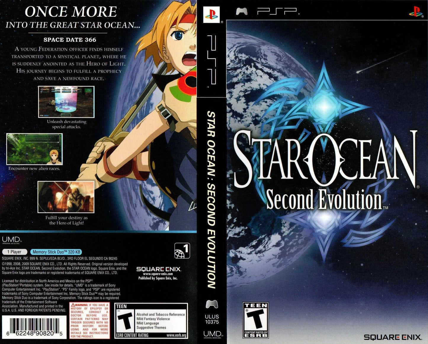 Star Ocean Second Evolution Cover Art - WOI Solutions