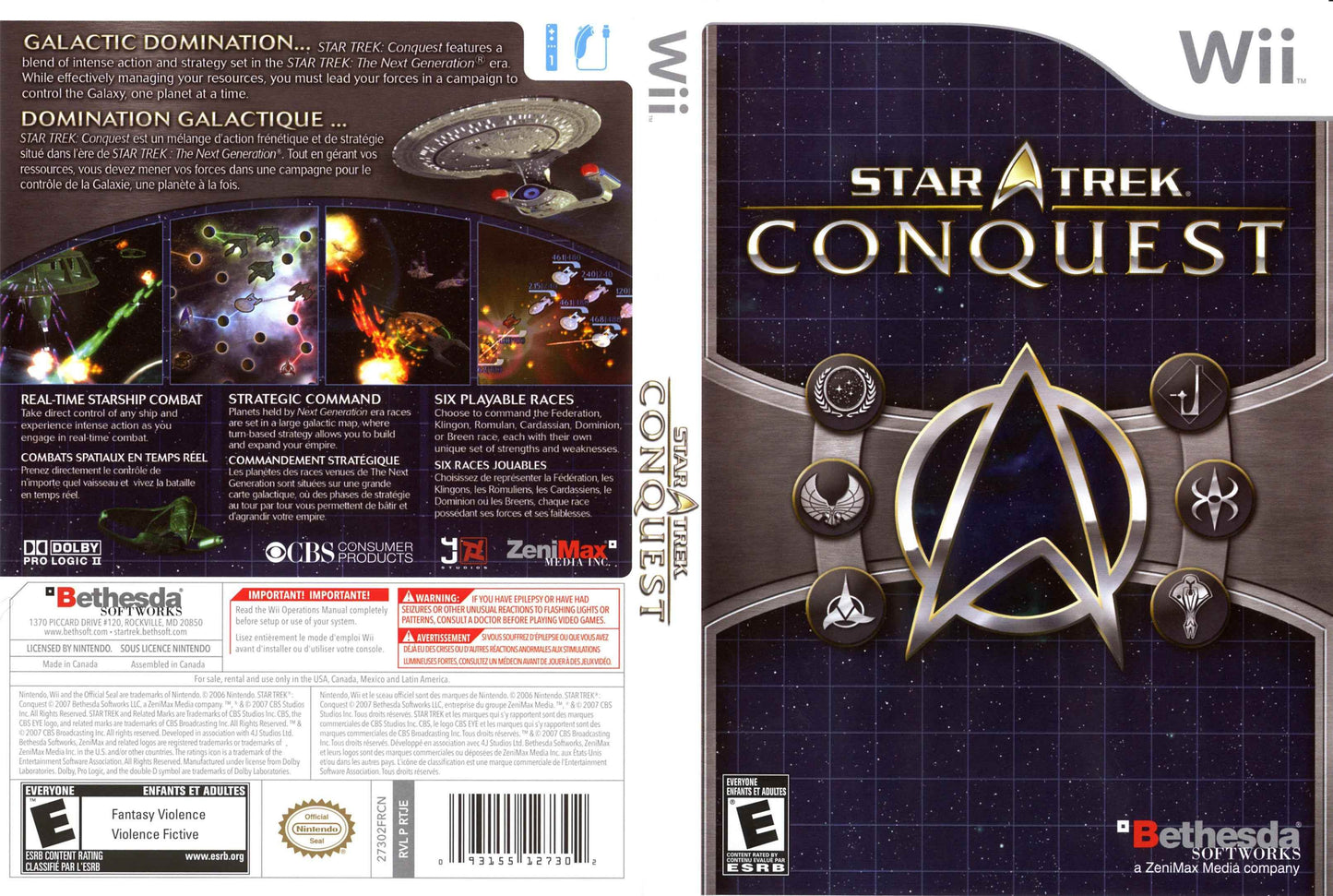 Star Trek Conquest Cover Art - WOI Solutions