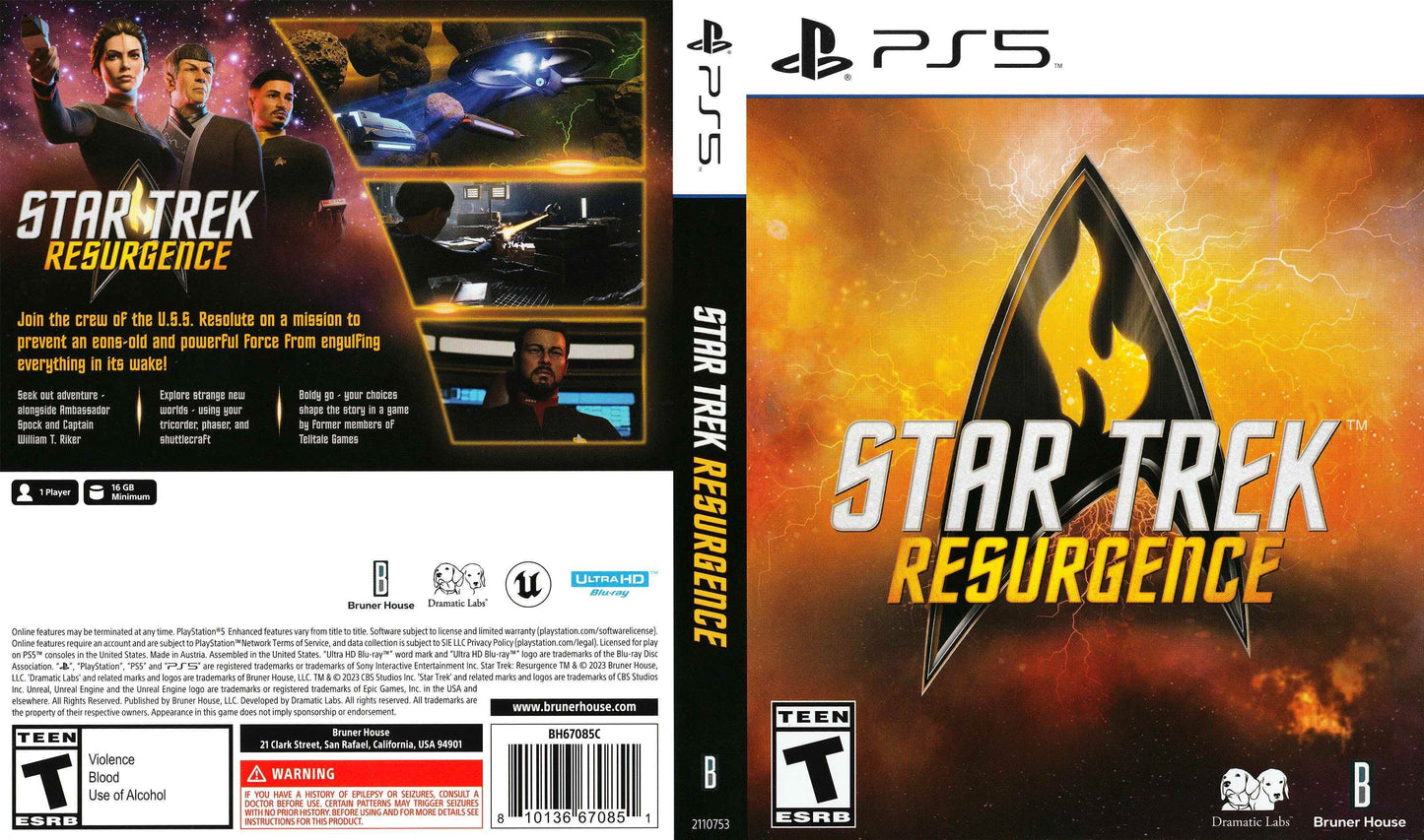 Star Trek Resurgence Cover Art - WOI Solutions