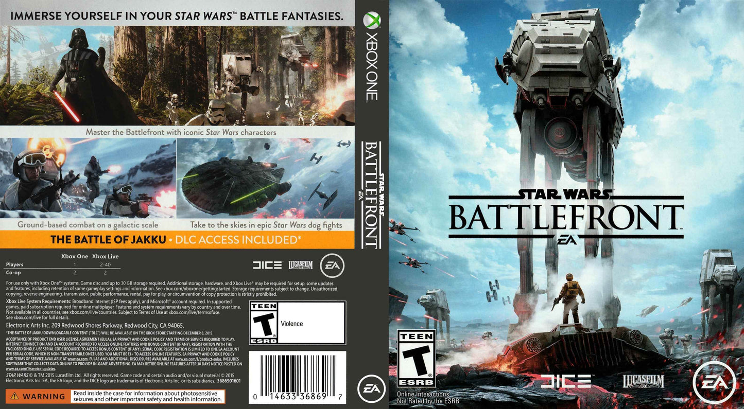 Star Wars Battlefront Cover Art - WOI Solutions
