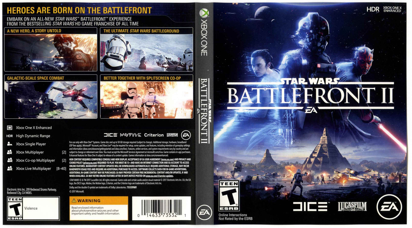 Star Wars Battlefront 2 Cover Art - WOI Solutions