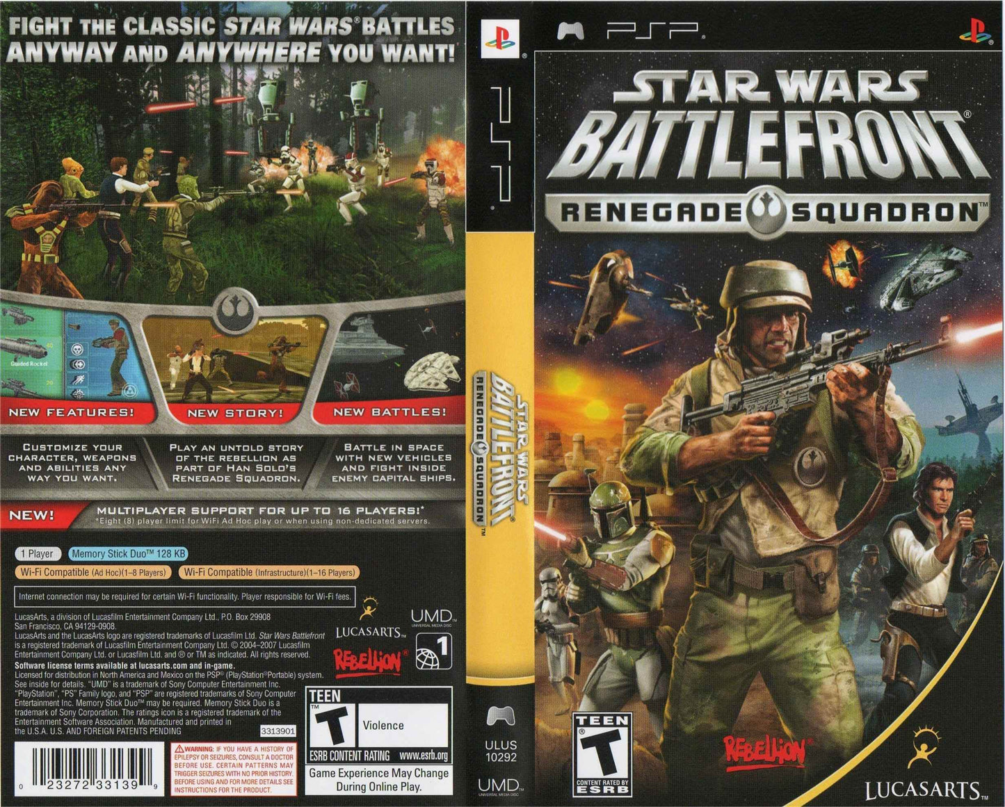 Star Wars Battlefront Renegade Squadron Cover Art - WOI Solutions