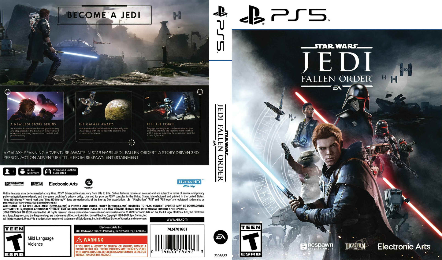 Star Wars Jedi Fallen Order Cover Art - WOI Solutions