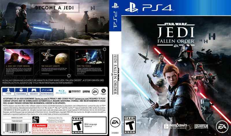 Star Wars Jedi Fallen Order Cover Art - WOI Solutions