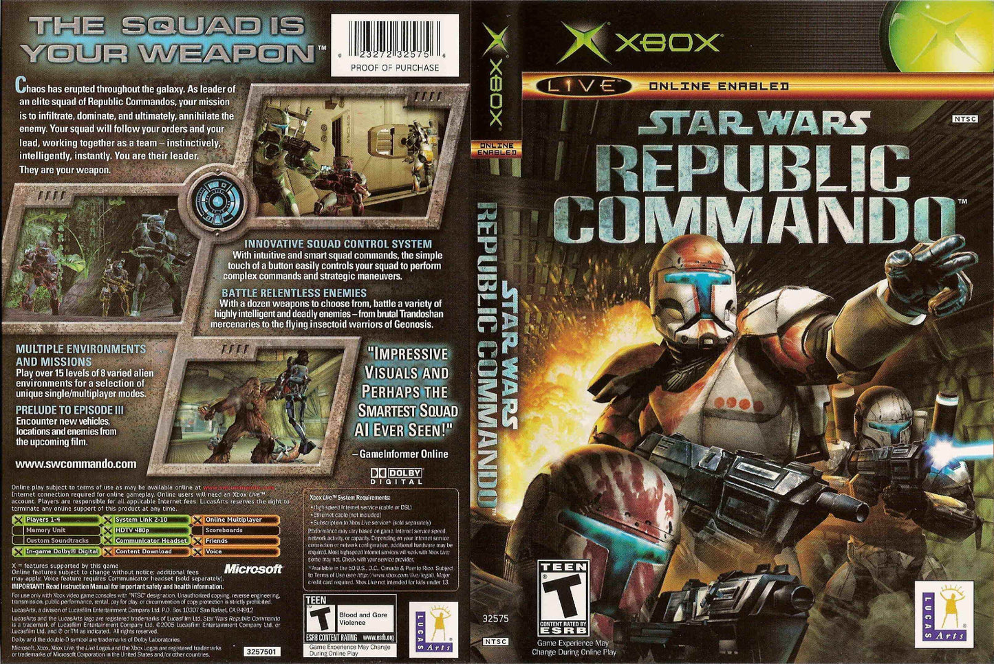 Star Wars Republic Commando Cover Art - WOI Solutions
