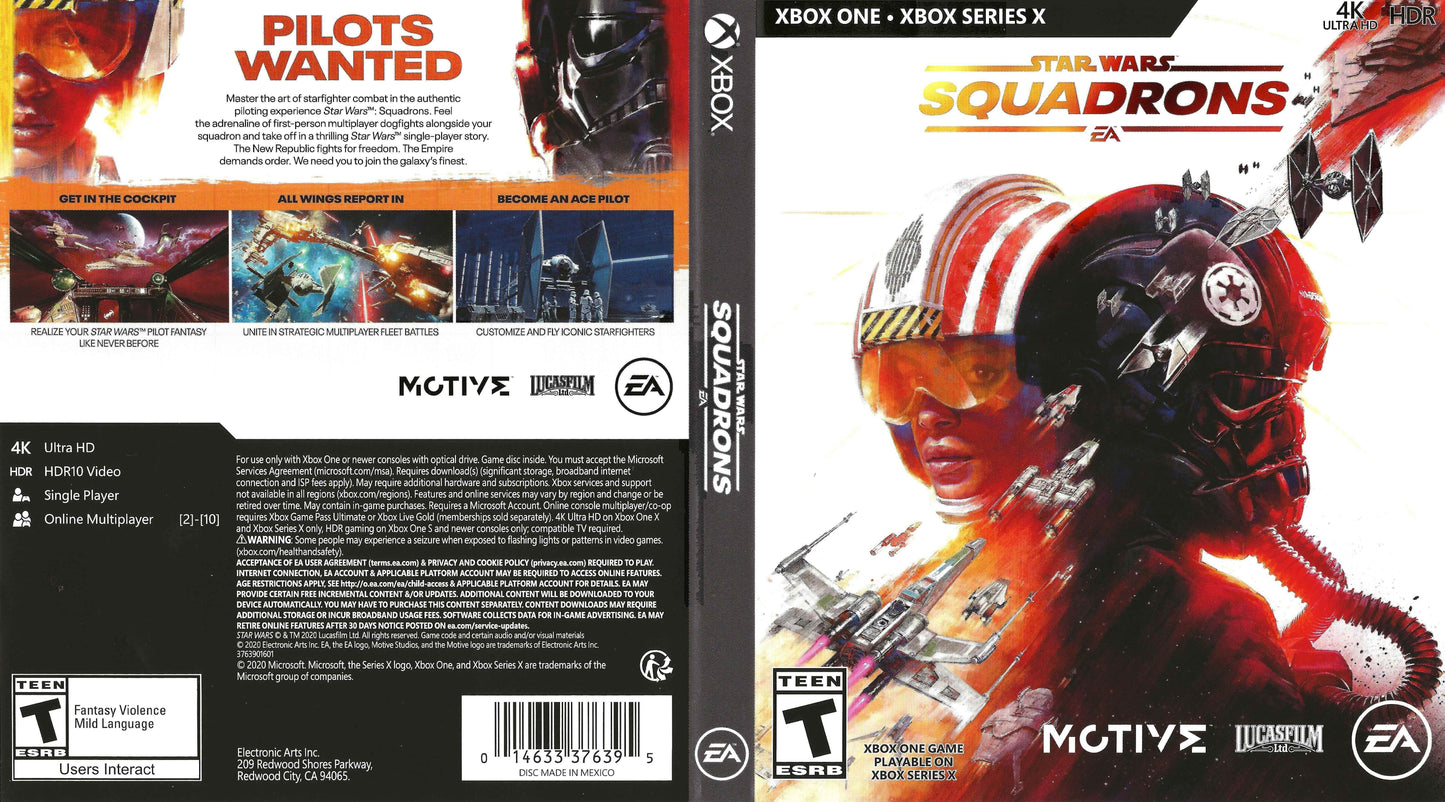 Star Wars Squadrons Cover Art - WOI Solutions