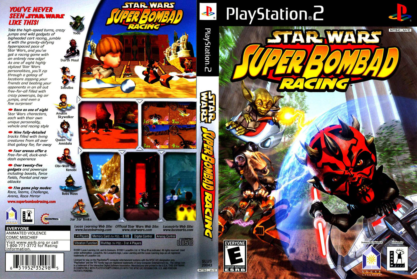 Star Wars Super Bombad Racing Cover Art - WOI Solutions
