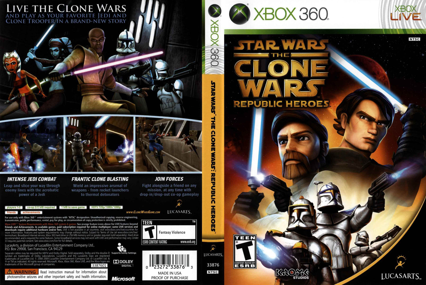 Star Wars The Clone Wars Republic Heroes Cover Art - WOI Solutions