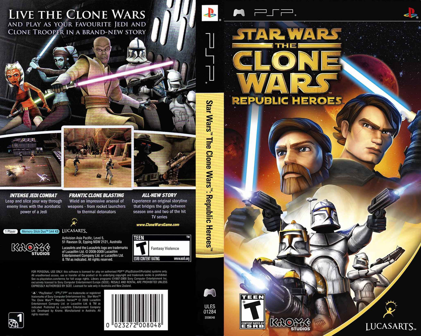Star Wars The Clone Wars Republic Heroes Cover Art - WOI Solutions