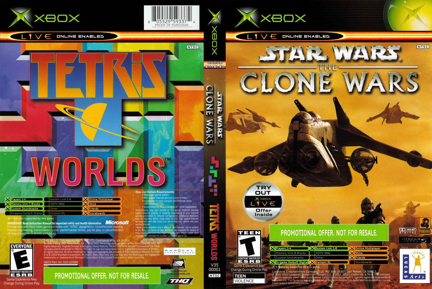 Star Wars The Clone Wars Tetris Worlds Cover Art - WOI Solutions