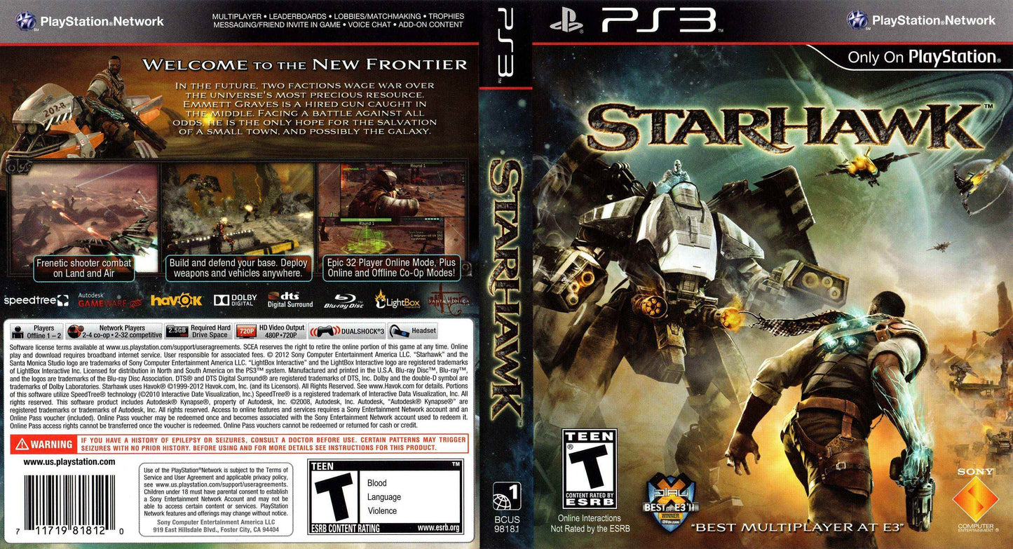 Starhawk Cover Art - WOI Solutions