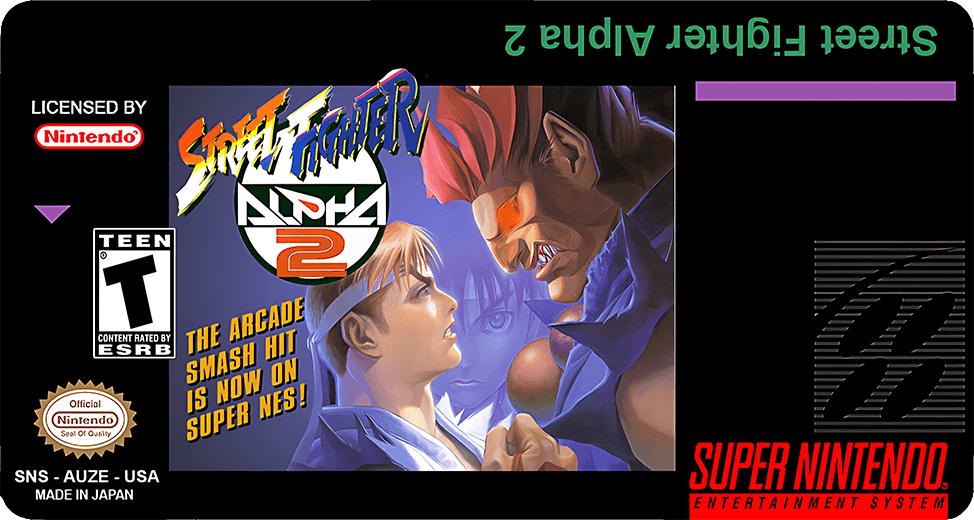 Street Fighter Alpha 2 Cover Art - WOI Solutions