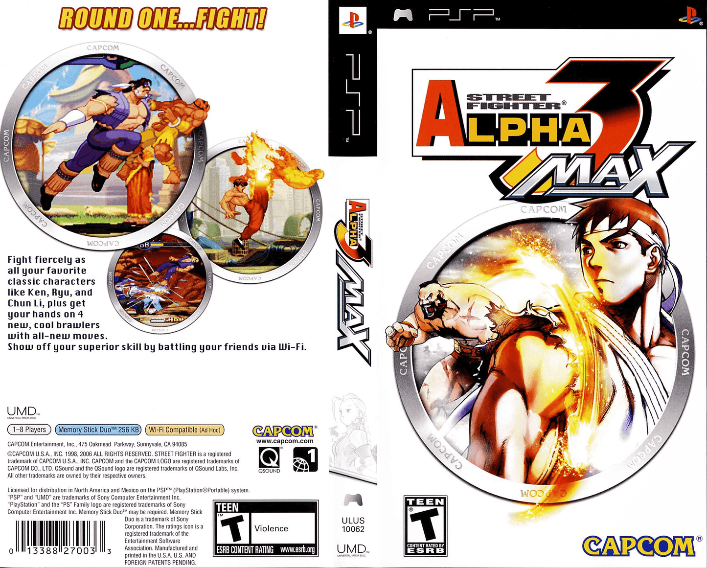 Street Fighter Alpha 3 Max Cover Art - WOI Solutions