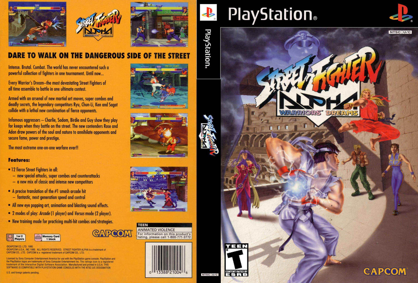 Street Fighter Alpha Warriors Dreams Cover Art - WOI Solutions