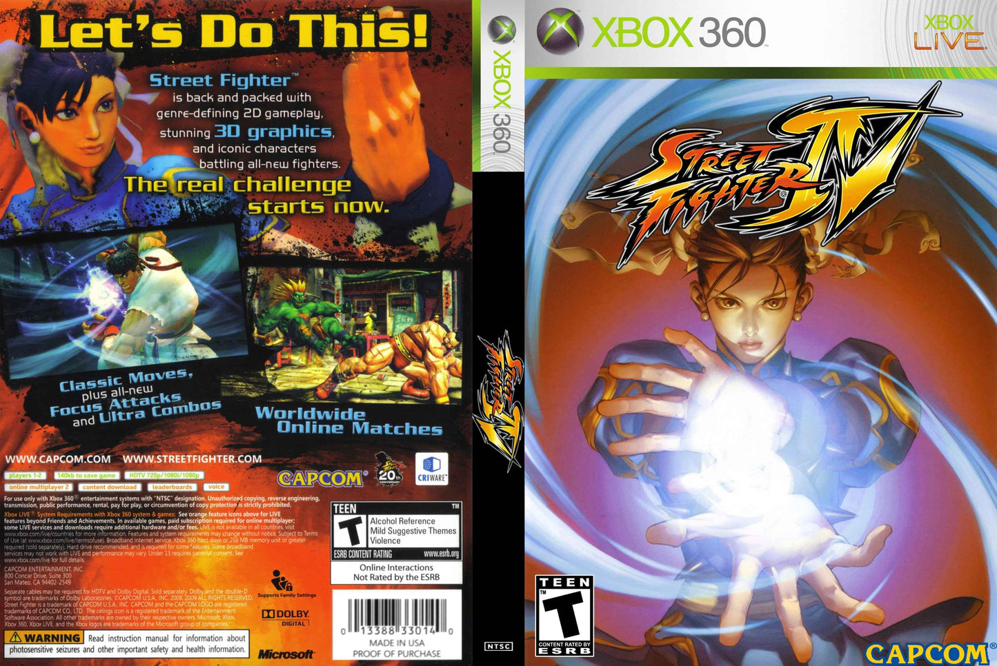 Street Fighter IV Cover Art - WOI Solutions