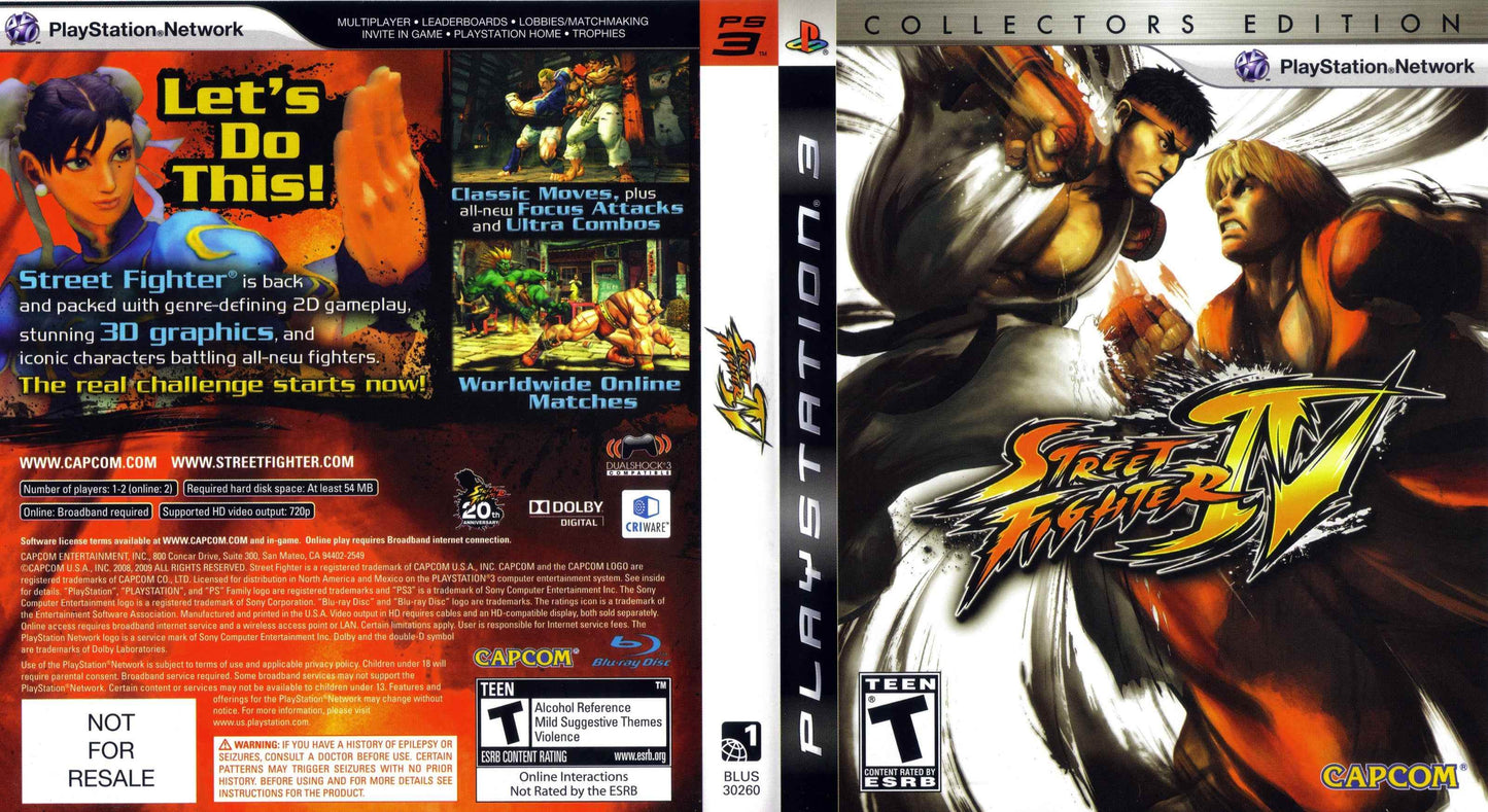 Street Fighter IV Cover Art - WOI Solutions