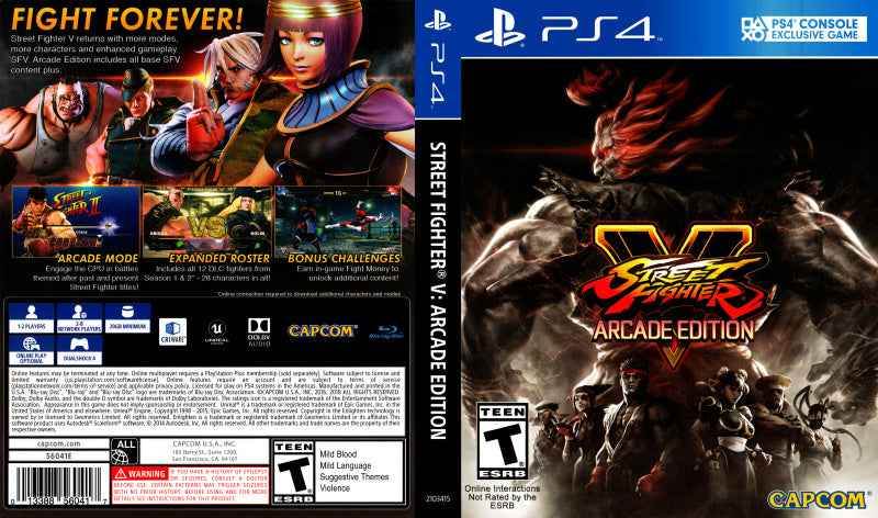Street Fighter V Cover Art - WOI Solutions