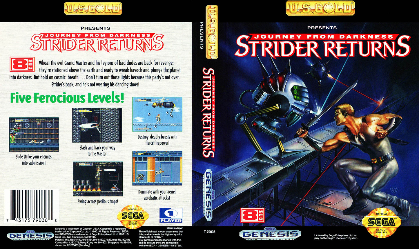 Strider Returns Cover Art - WOI Solutions
