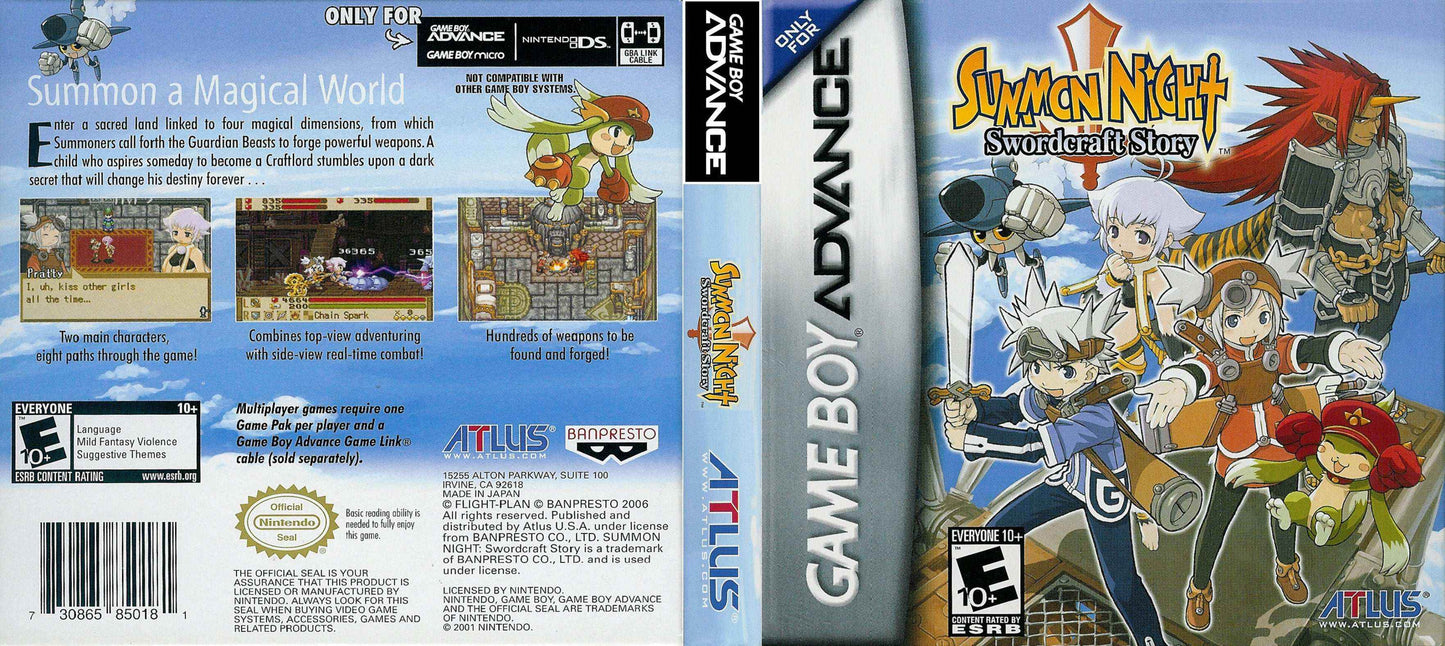 Summon Night Swordcraft Story Cover Art - WOI Solutions