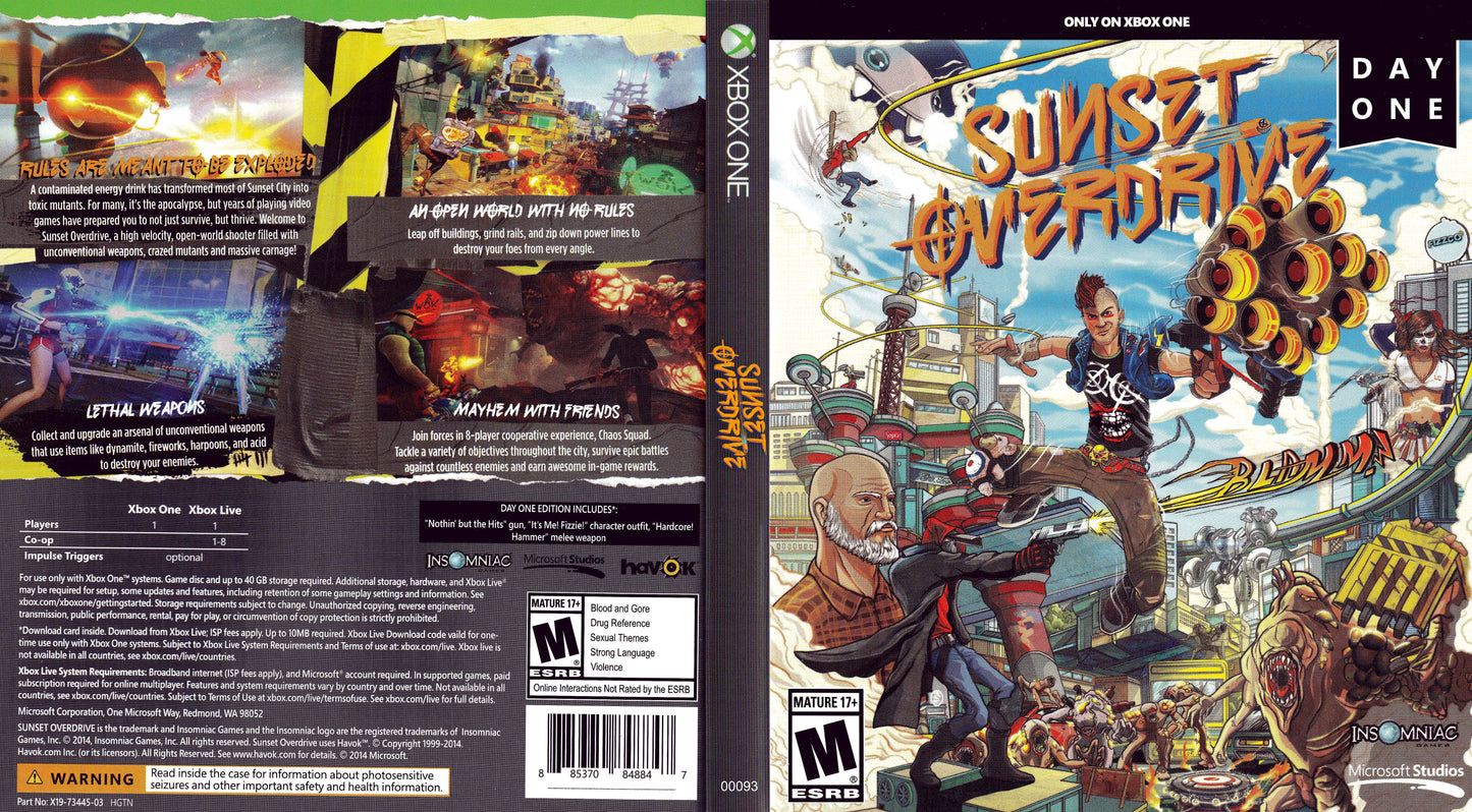 Sunset Overdrive Cover Art - WOI Solutions