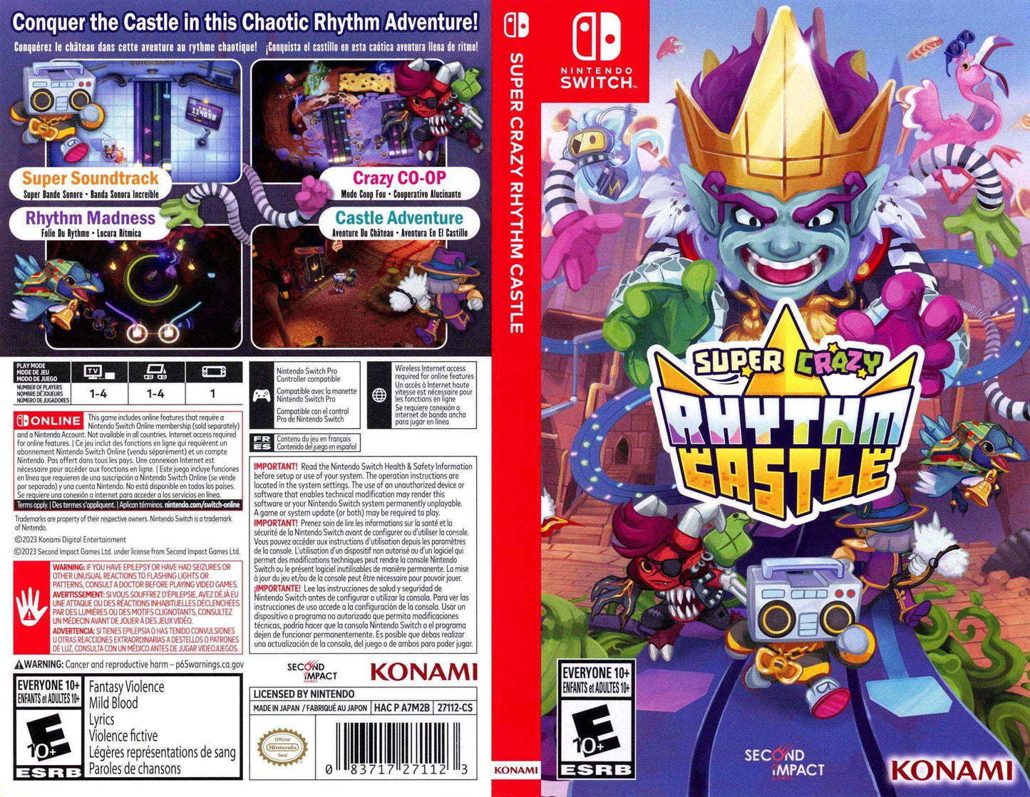 Super Crazy Rhythm Castle Cover Art - WOI Solutions