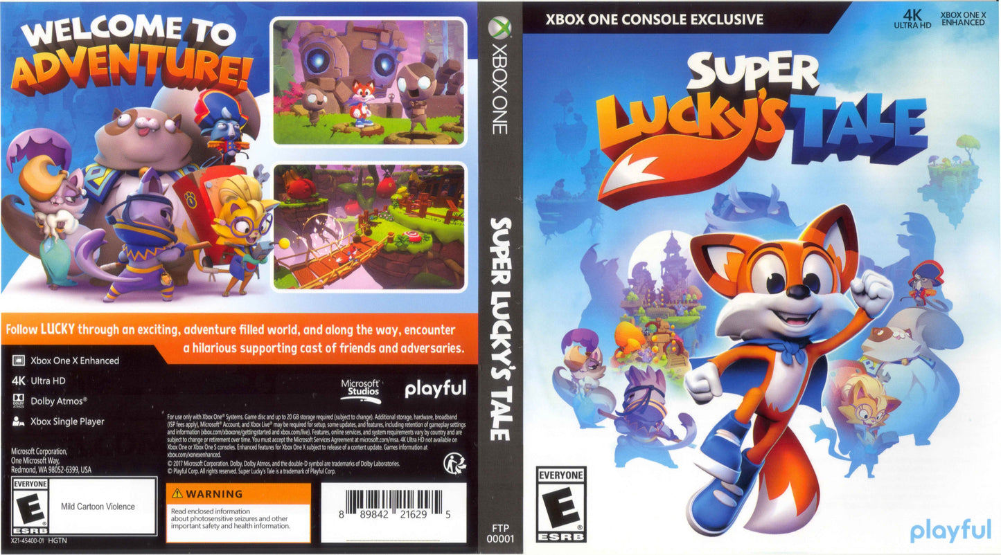 Super Luckys Tale Cover Art - WOI Solutions