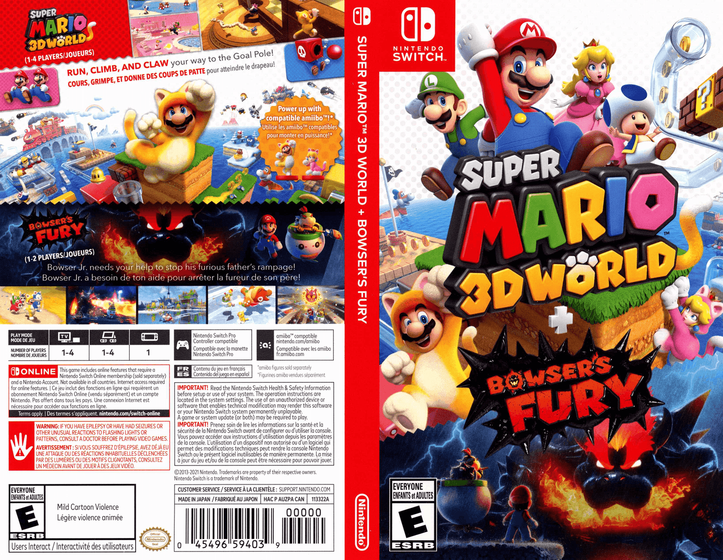Super Mario 3D World + Bowser’s Fury Cover Art - WOI Solutions