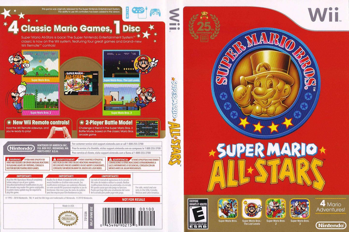 Super Mario All-Stars Cover Art - WOI Solutions