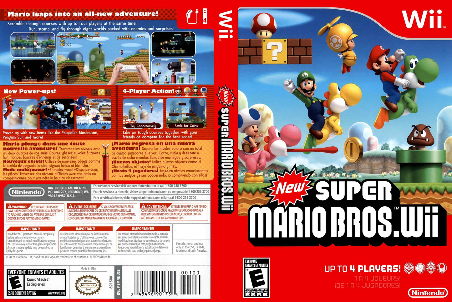 Super Mario Bros. Wii, New Cover Art - WOI Solutions