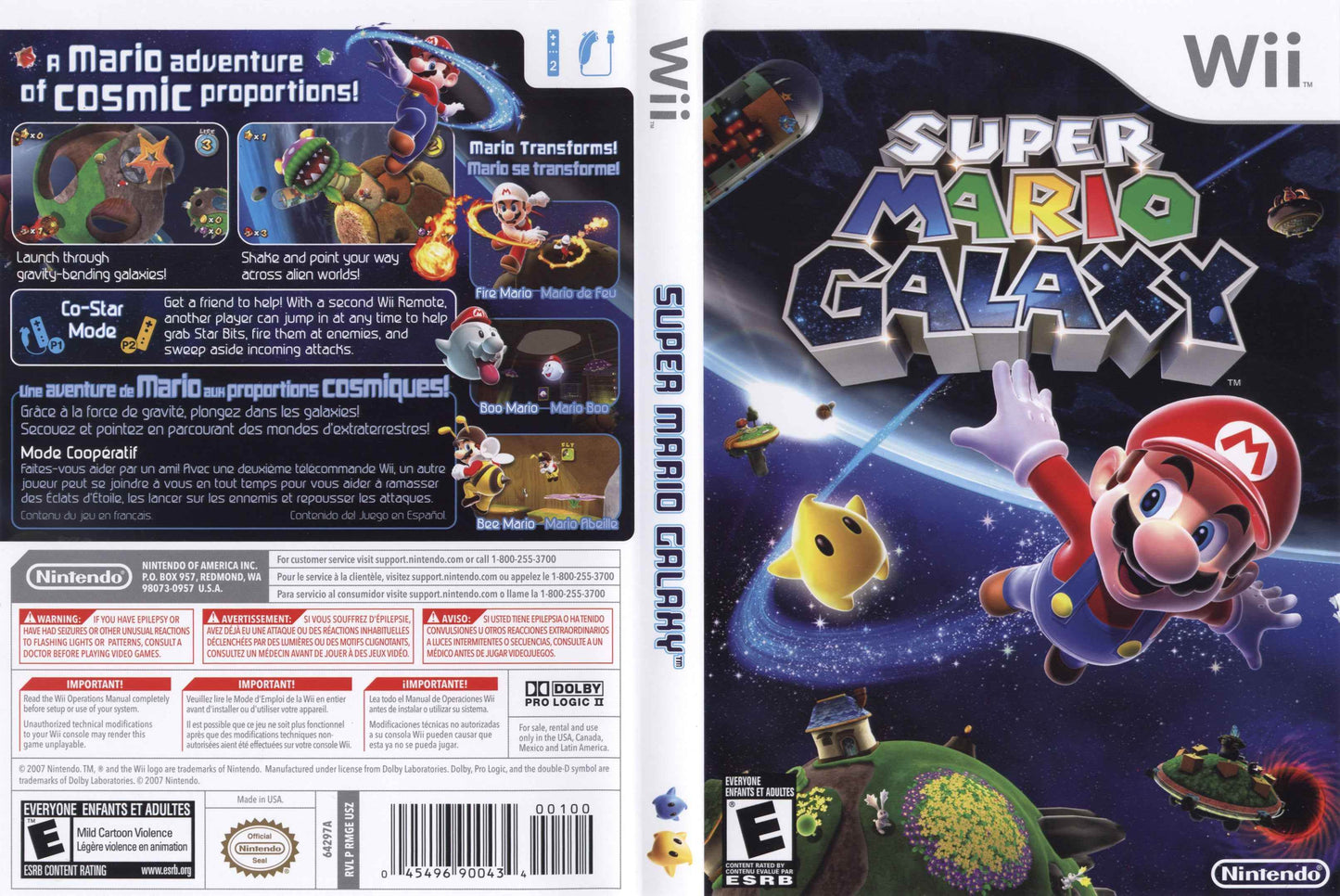 Super Mario Galaxy Cover Art - WOI Solutions
