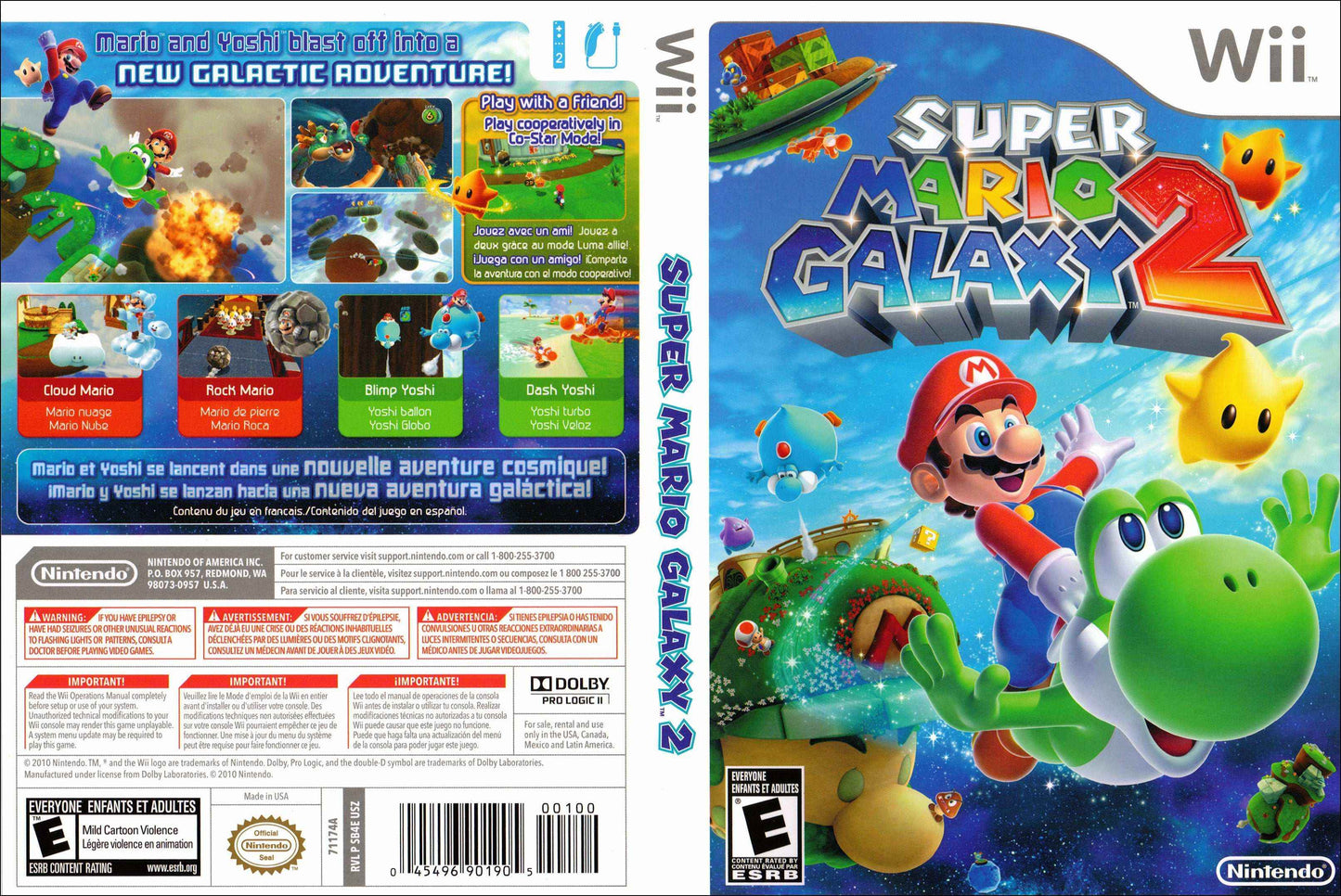 Super Mario Galaxy 2 Cover Art - WOI Solutions